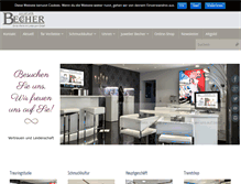 Tablet Screenshot of juwelier-becher.com